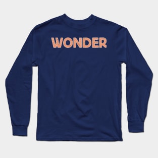 Wonderwall - Brick Wall of Wonder Long Sleeve T-Shirt